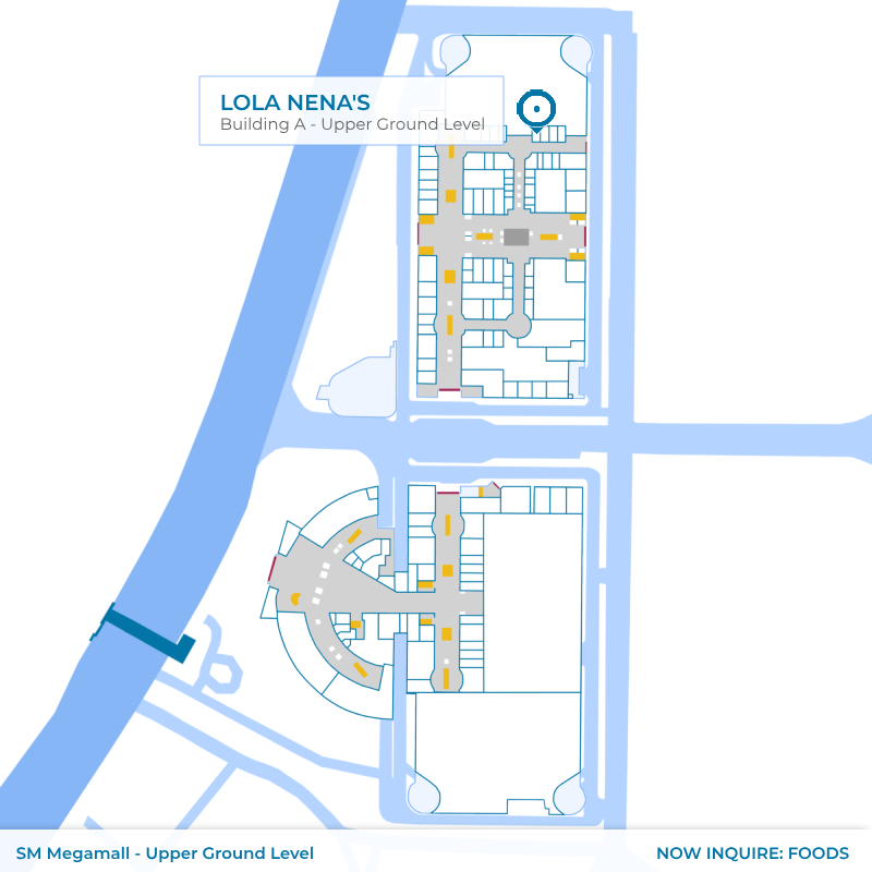 Map - Lola Nenas - SM Megamall - Building A - Upper Ground Level